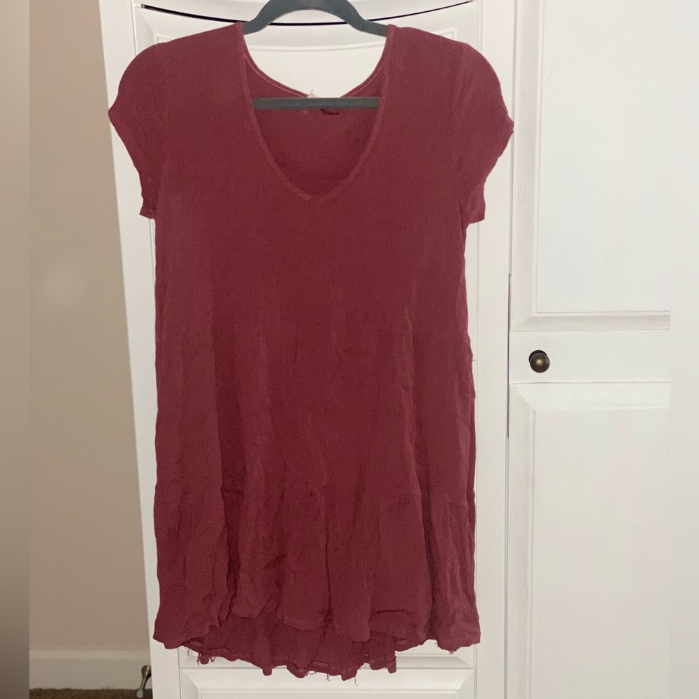 Pacsun Mauve Babydoll Light Dress